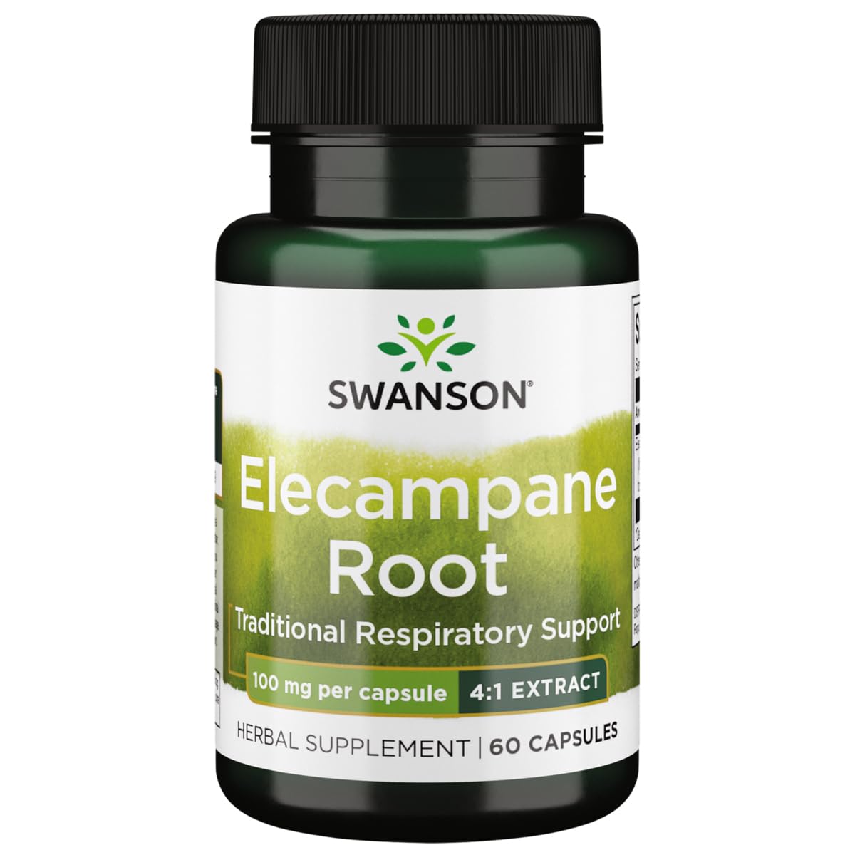 Swanson Full Spectrum Elecampane Root 4:1 Extract 100 mg, Capsules, 60 Count