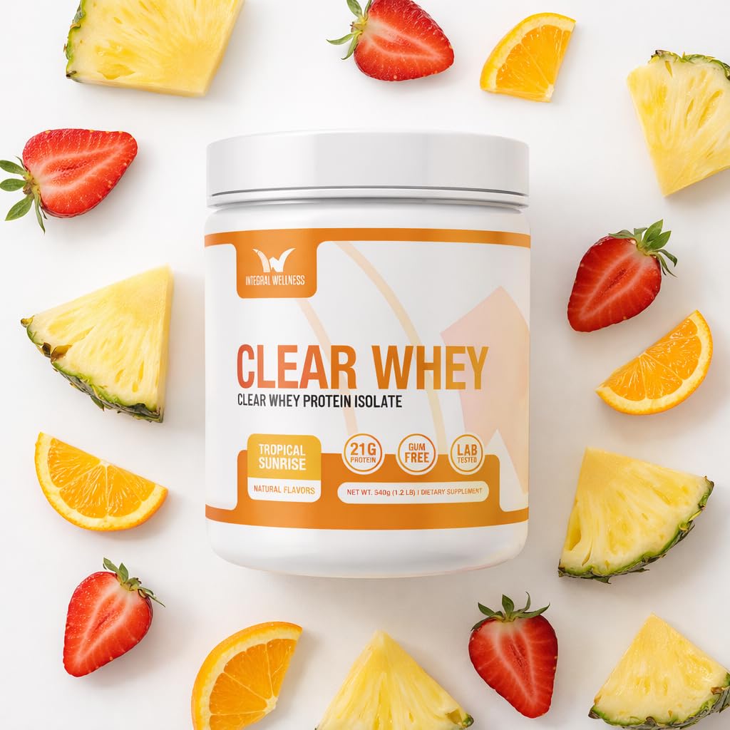 Integral Wellness Clear Whey Protein Powder, 20 Servings