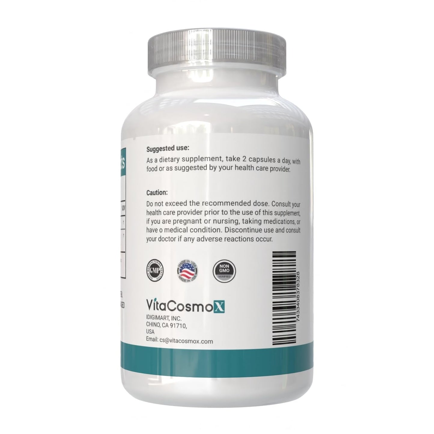 VitaCosmoX Liposomal Glutathione Capsules, 480 Count