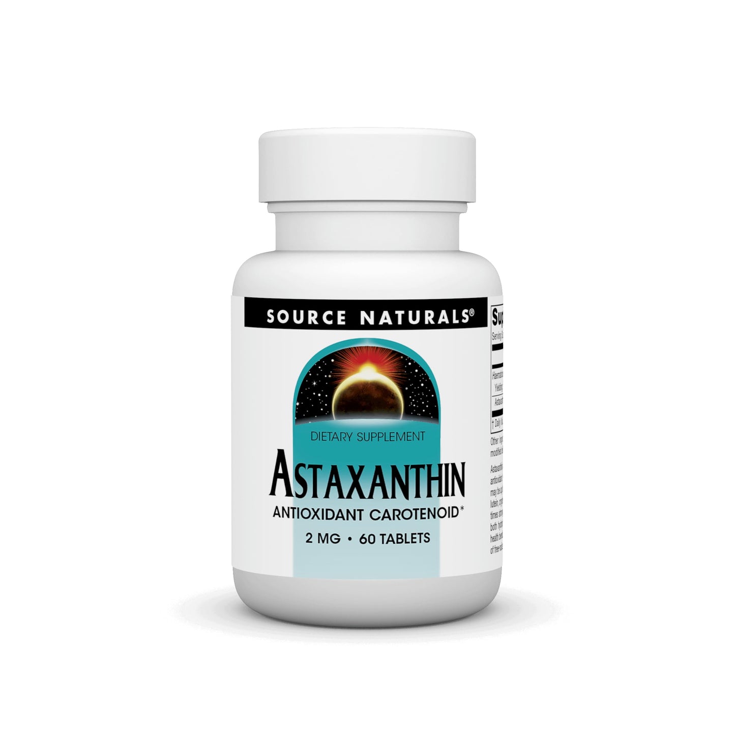Source Naturals Astaxanthin Antioxidant Carotenoid 2mg Tablet, 60 Tablets