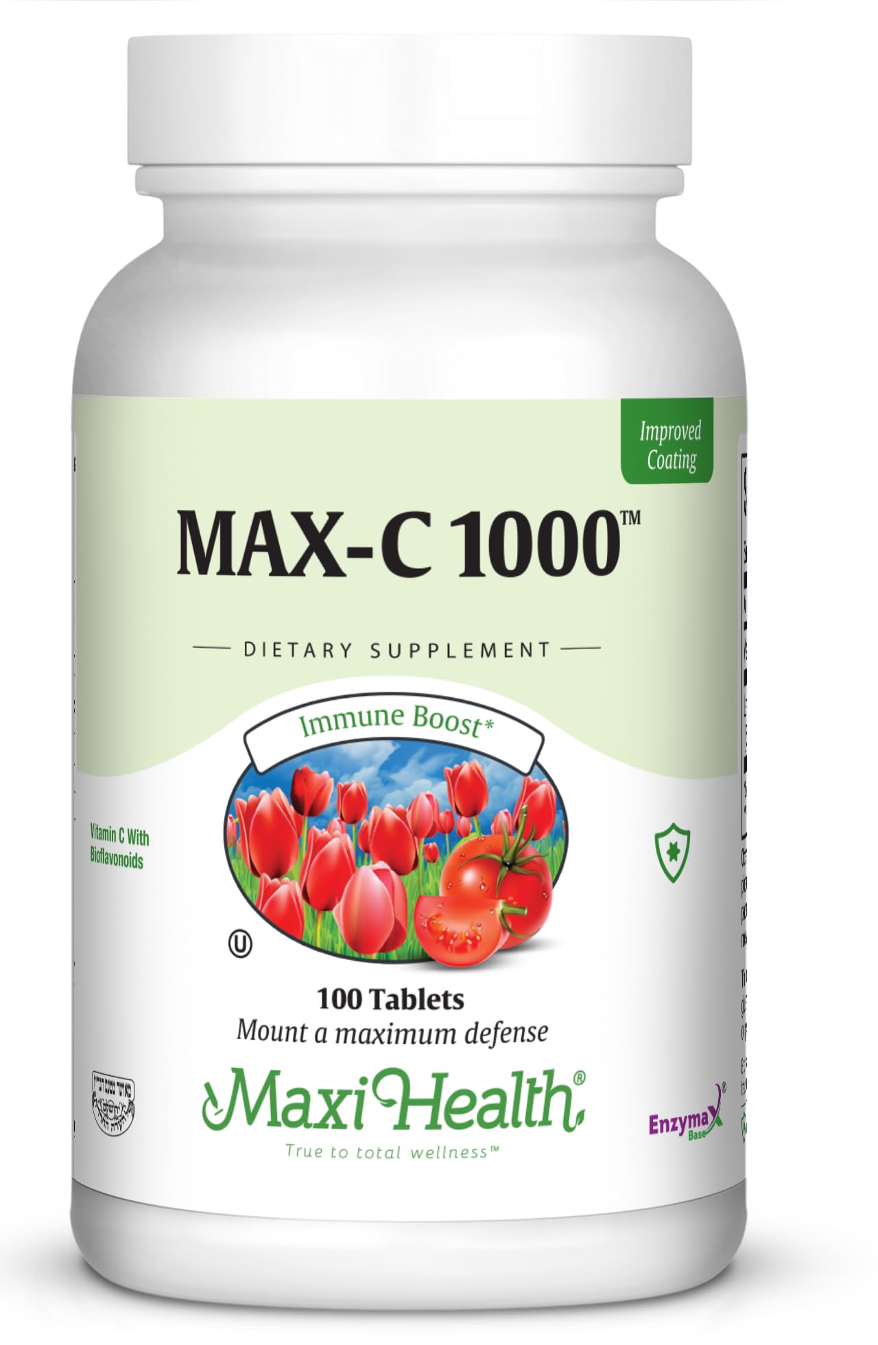 Maxi Health Vitamin C 1000 mg Tablet, 100 Count