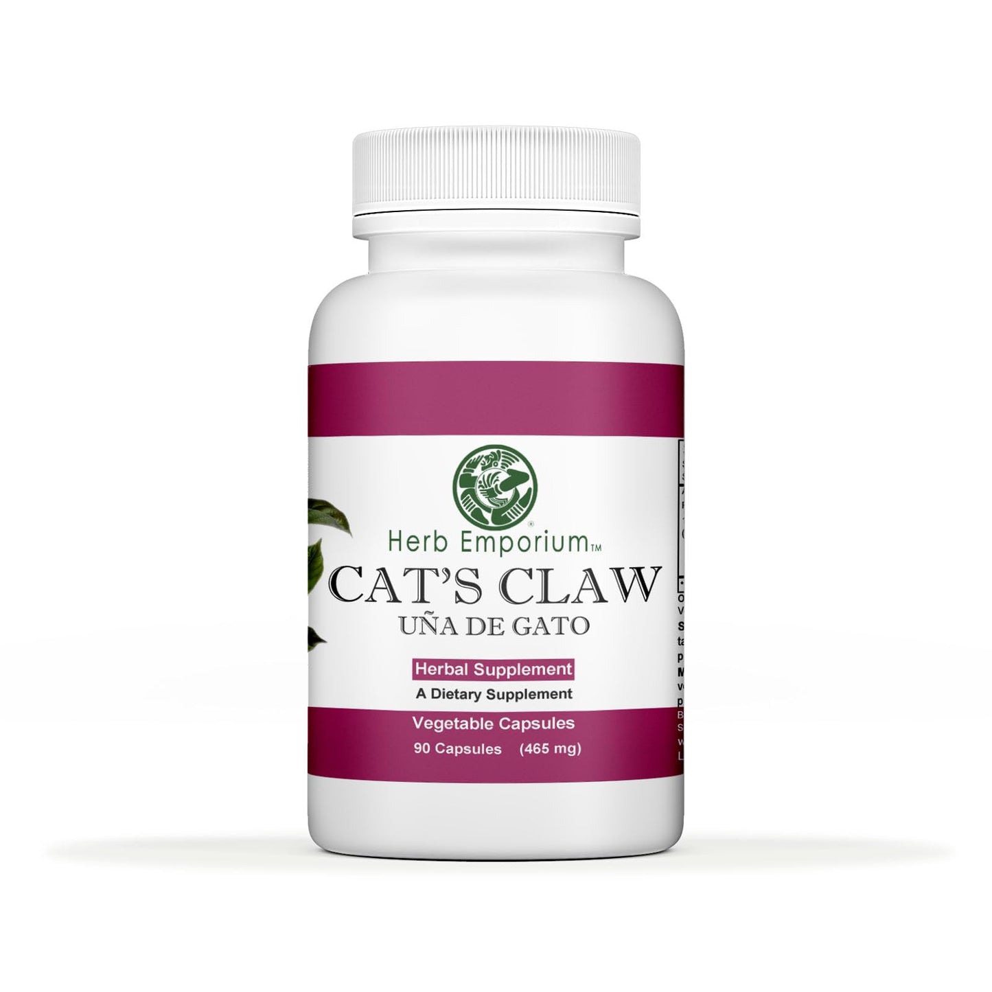 Herb Emporium Cat's Claw (Uña de Gato, Uncaria tomentosa) 90 Capsules (930mg) Herbal Supplement, Pack of 1