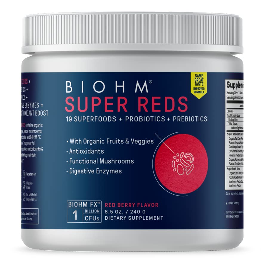 BIOHM Super Reds and Greens Bundle Powder 8.5 Ounce