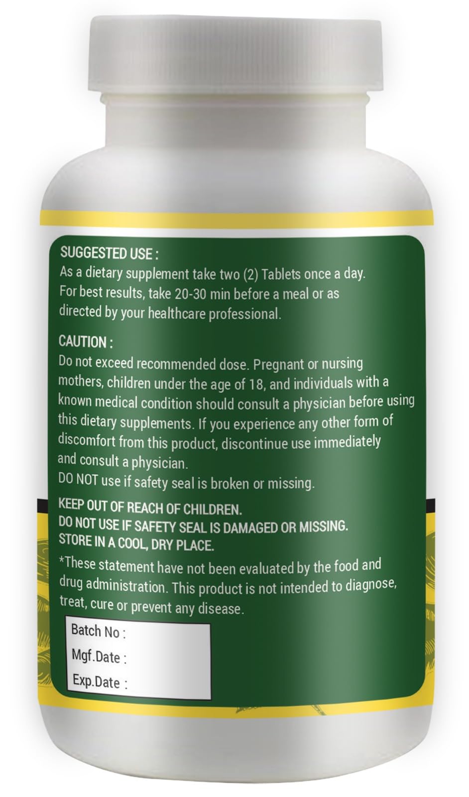 WAY 4 ORGANIC W4O Neem Turmeric Capsules 1 Capsule
