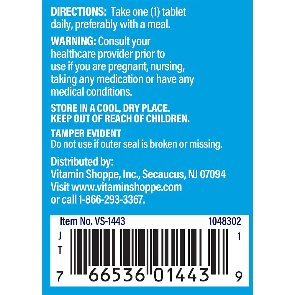 The Vitamin Shoppe Vitamin K1 100 mcg Tablet, 1 Count