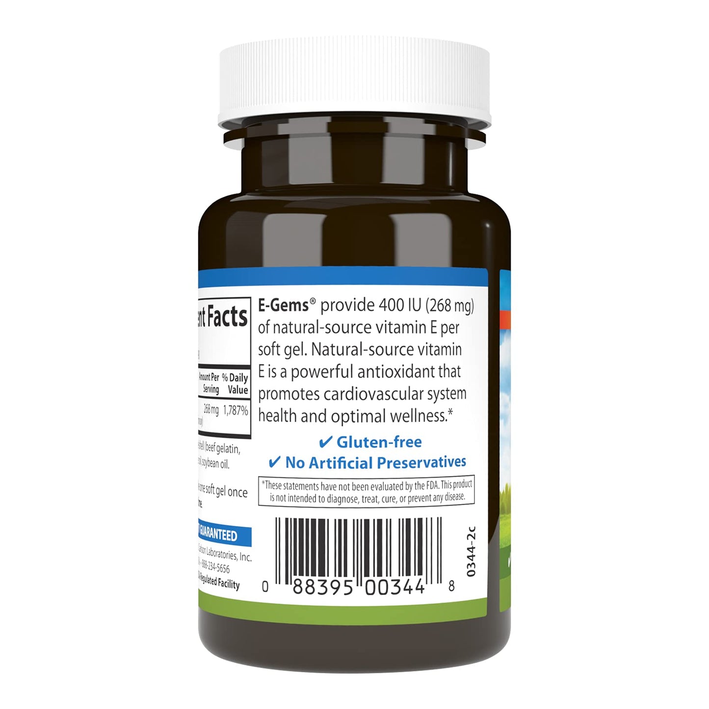 Carlson E-Gems Vitamin E Softgels 90