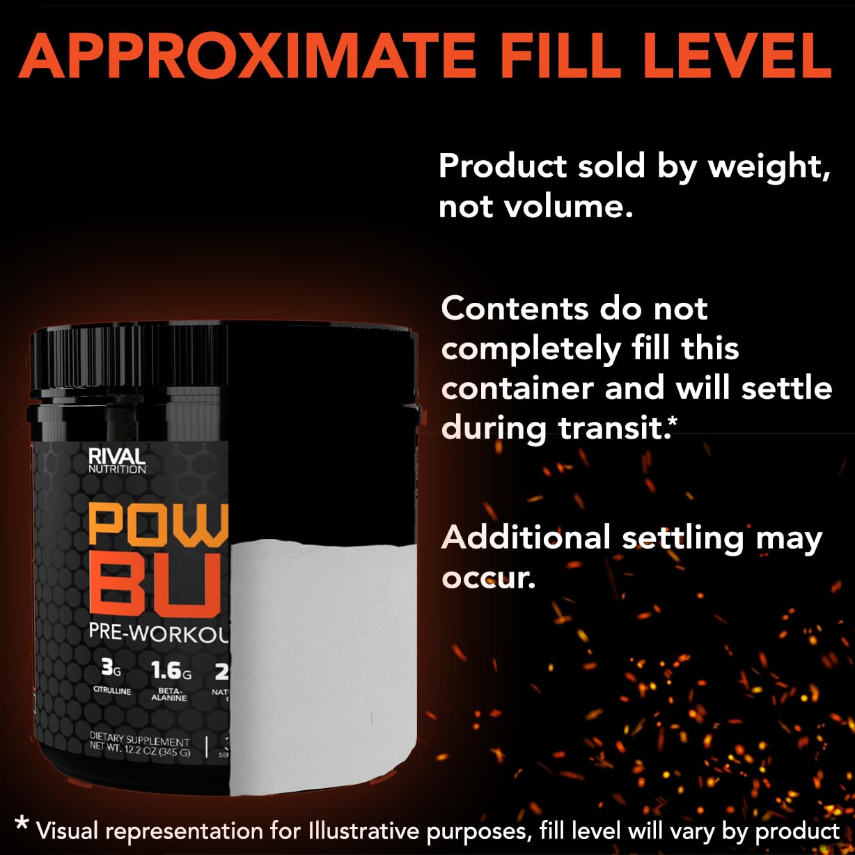 Rivalus Burn Pre-Workout Powder, 30 Servings