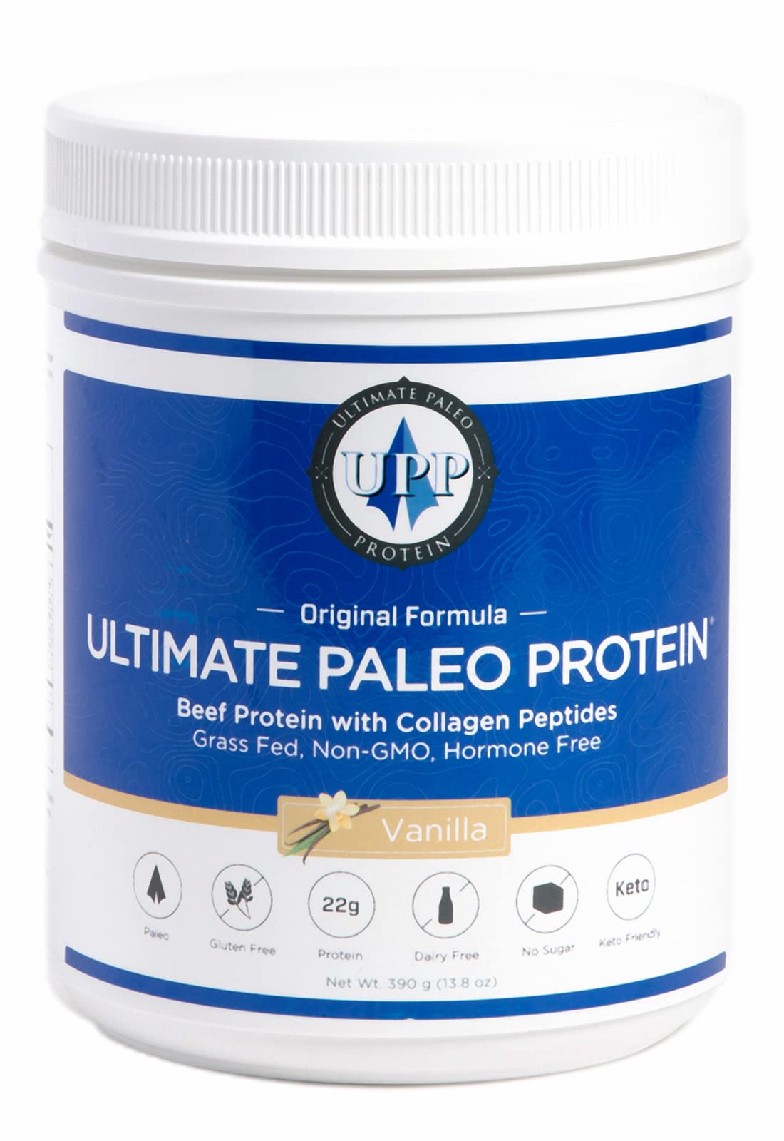 Ultimate Paleo Protein Powder Vanilla 13.8 oz