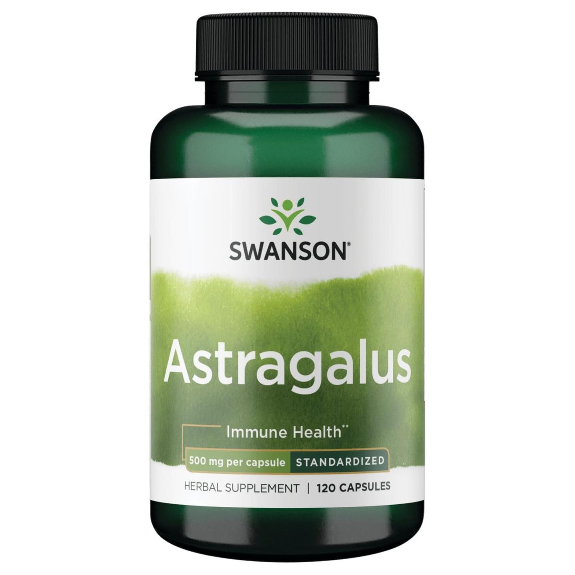 Swanson Astragalus (Standardized) 500 mg Capsules, 120 Count