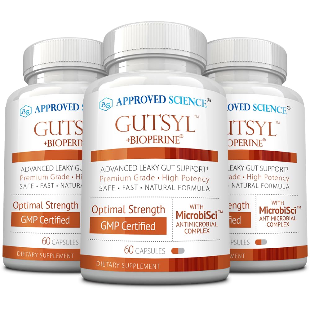 Approved Science Gutsyl Leaky Gut Supplement Capsules 180