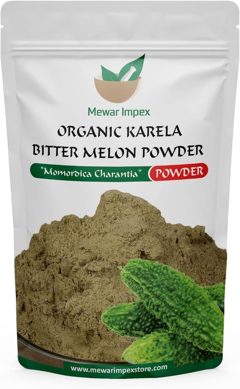 Generic Karela Powder, Bitter Gourd Powder, Bitter Melon Powder, Momordica Charantia Powder 7.06 Ounces