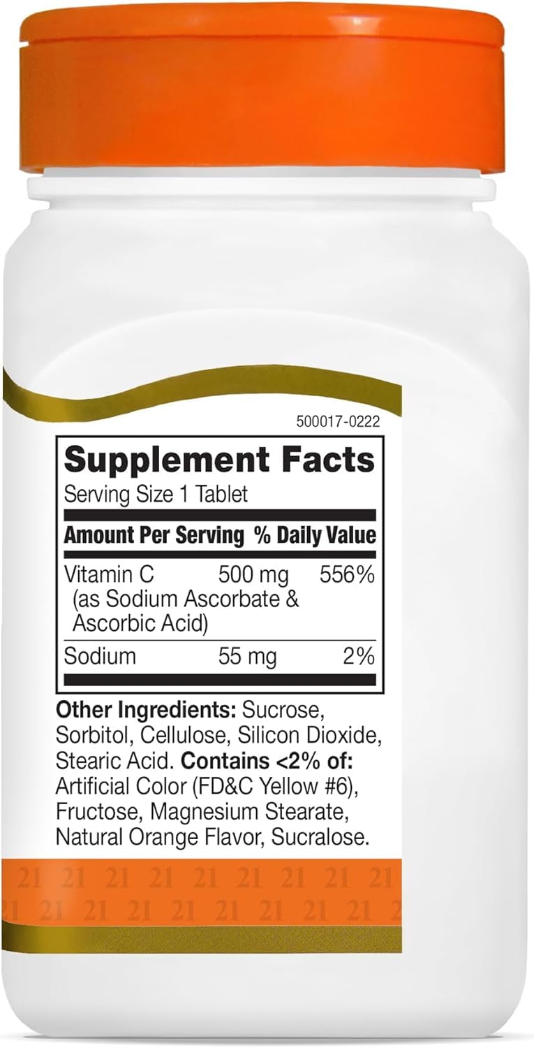 21st Century C-500 Orange Chewables, 330 Chewables