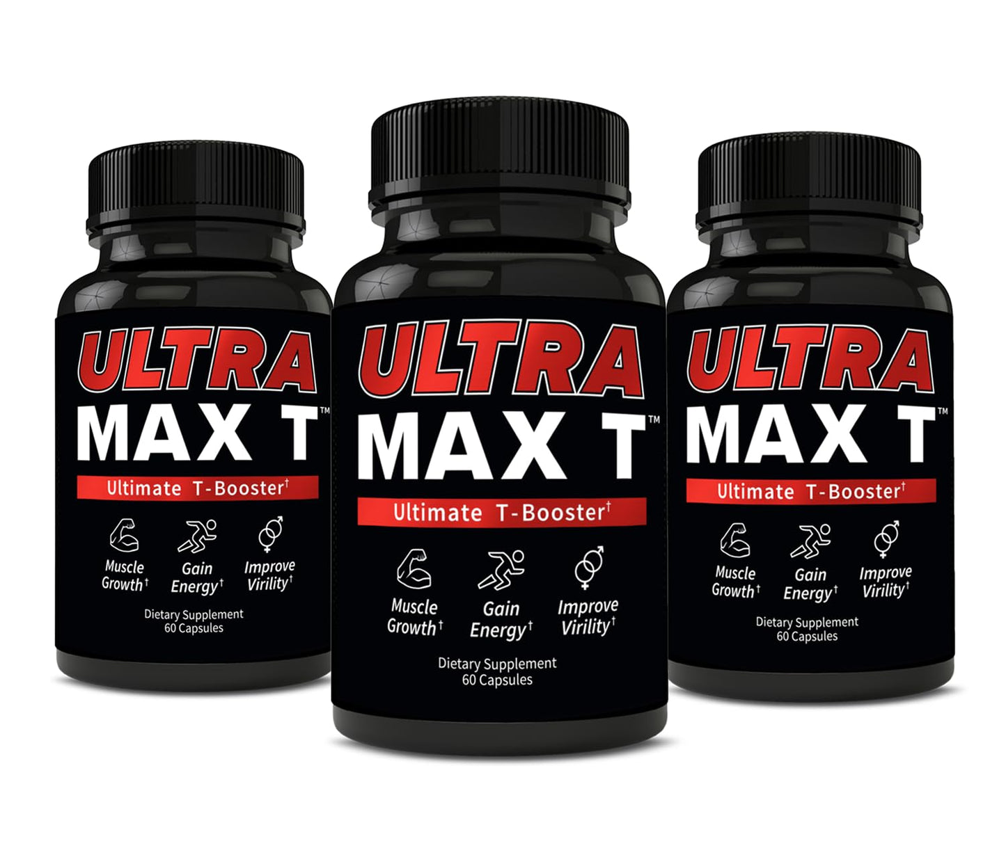 Andro400 UltraMax T – Advanced Testosterone Support for Men & Women – Tongkat Ali 200:1, D-Aspartic Acid, Garcinia Cambogia, ForsLean® Capsules, 60 Count