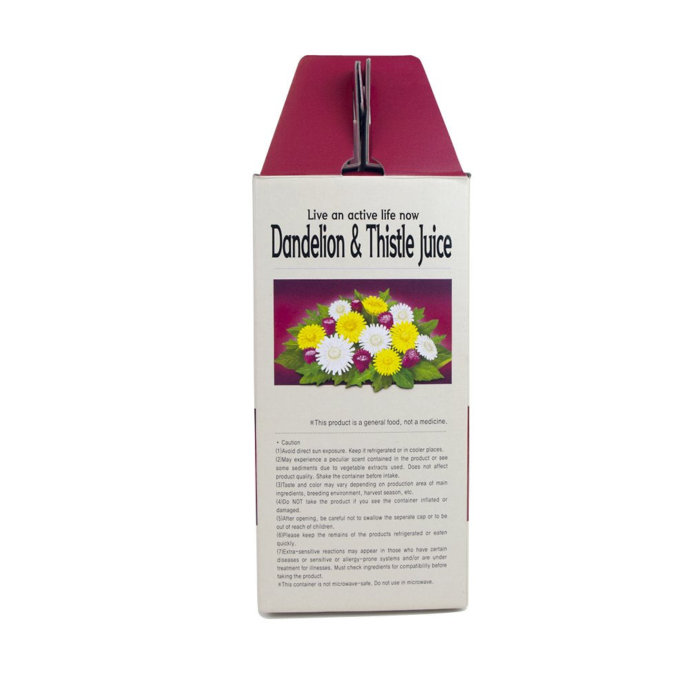 Chunho Food Dandelion & Thistle Juice Liquid & Powder Supplement, 60 Count
