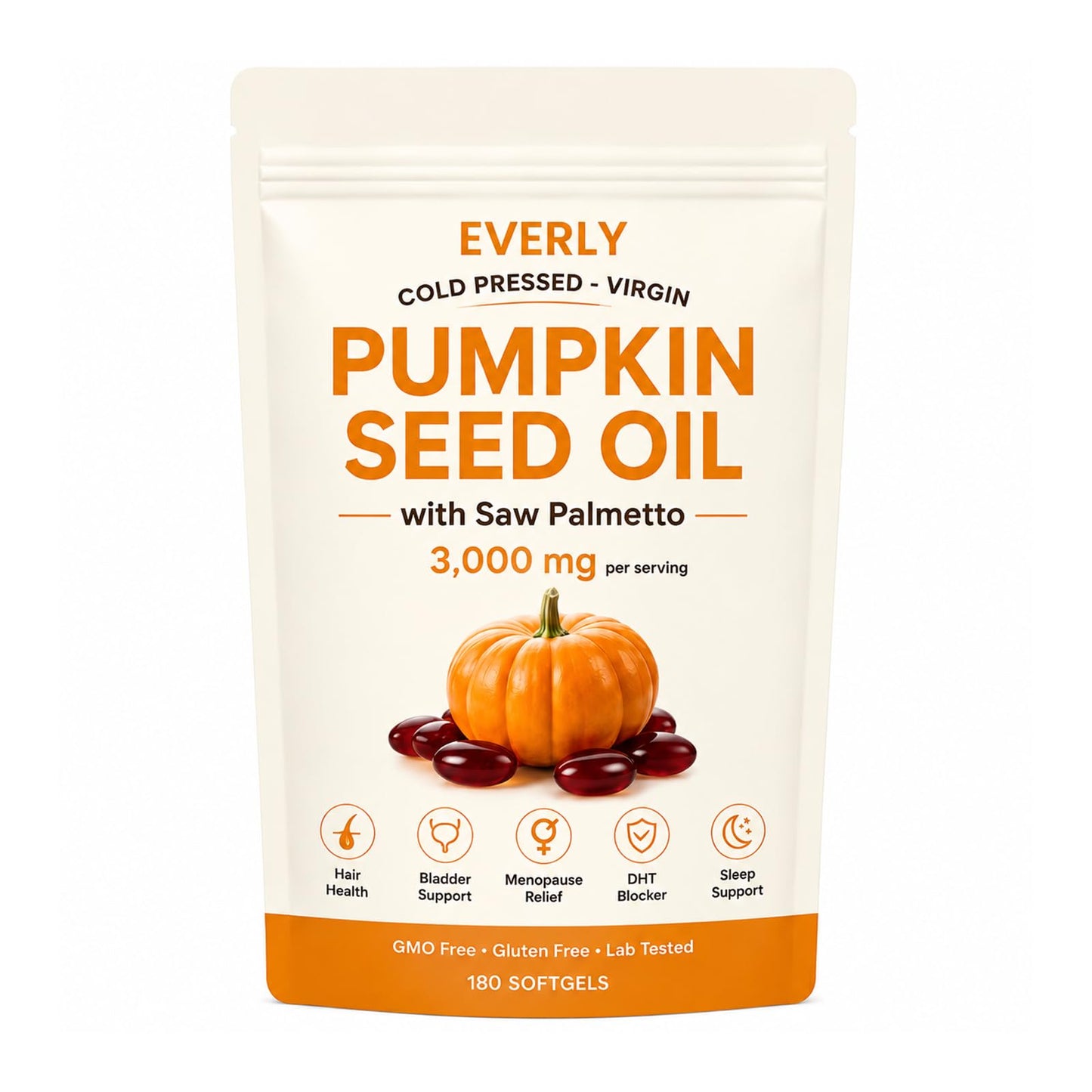 Ikokei Everly Pumpkin Seed Oil with Saw Palmetto 1 Softgel