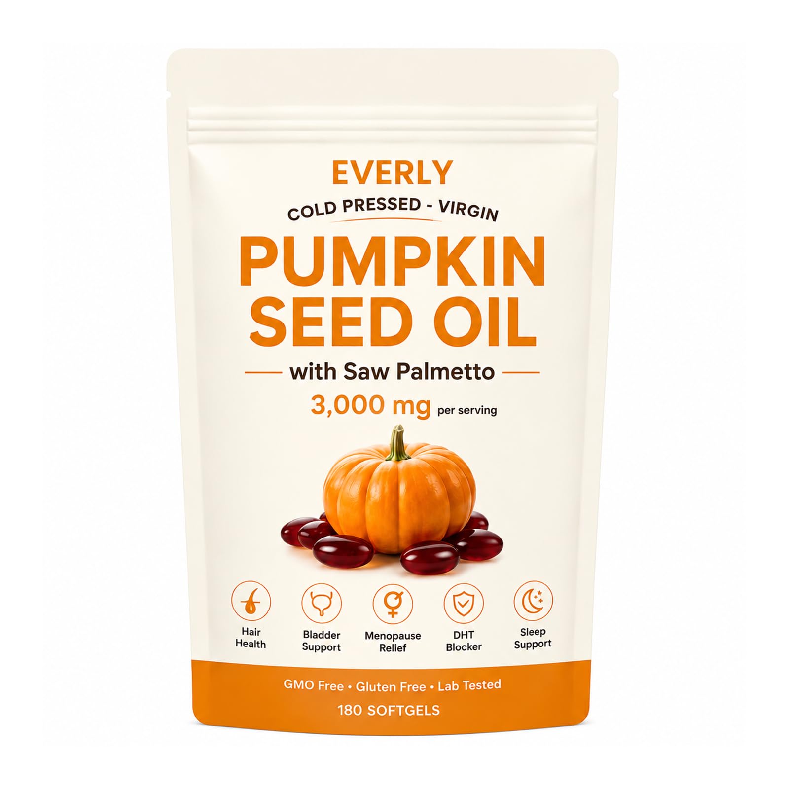 Ikokei Everly Pumpkin Seed Oil with Saw Palmetto 1 Softgel