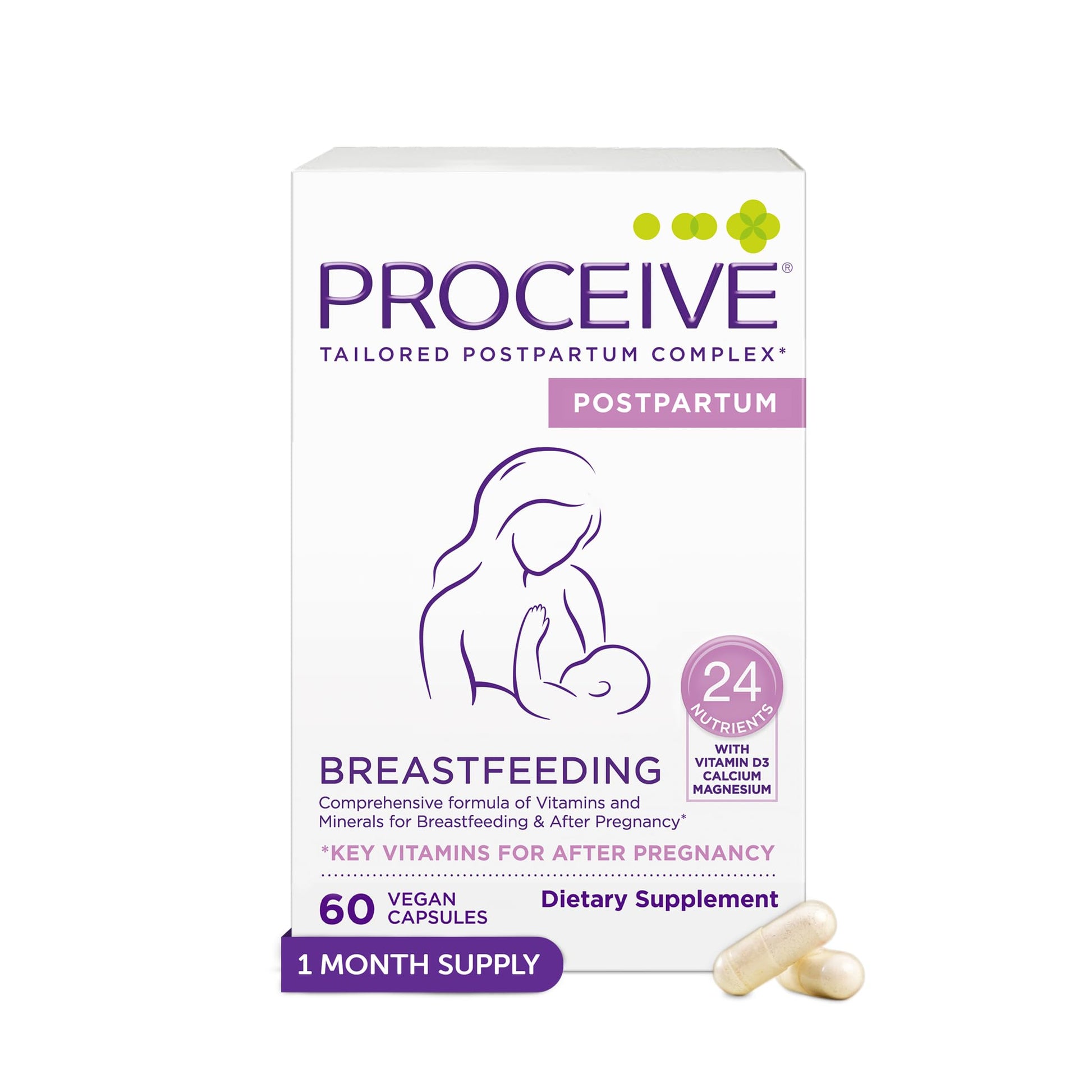 Proceive Breastfeeding Moms Vitamins 60 Capsules