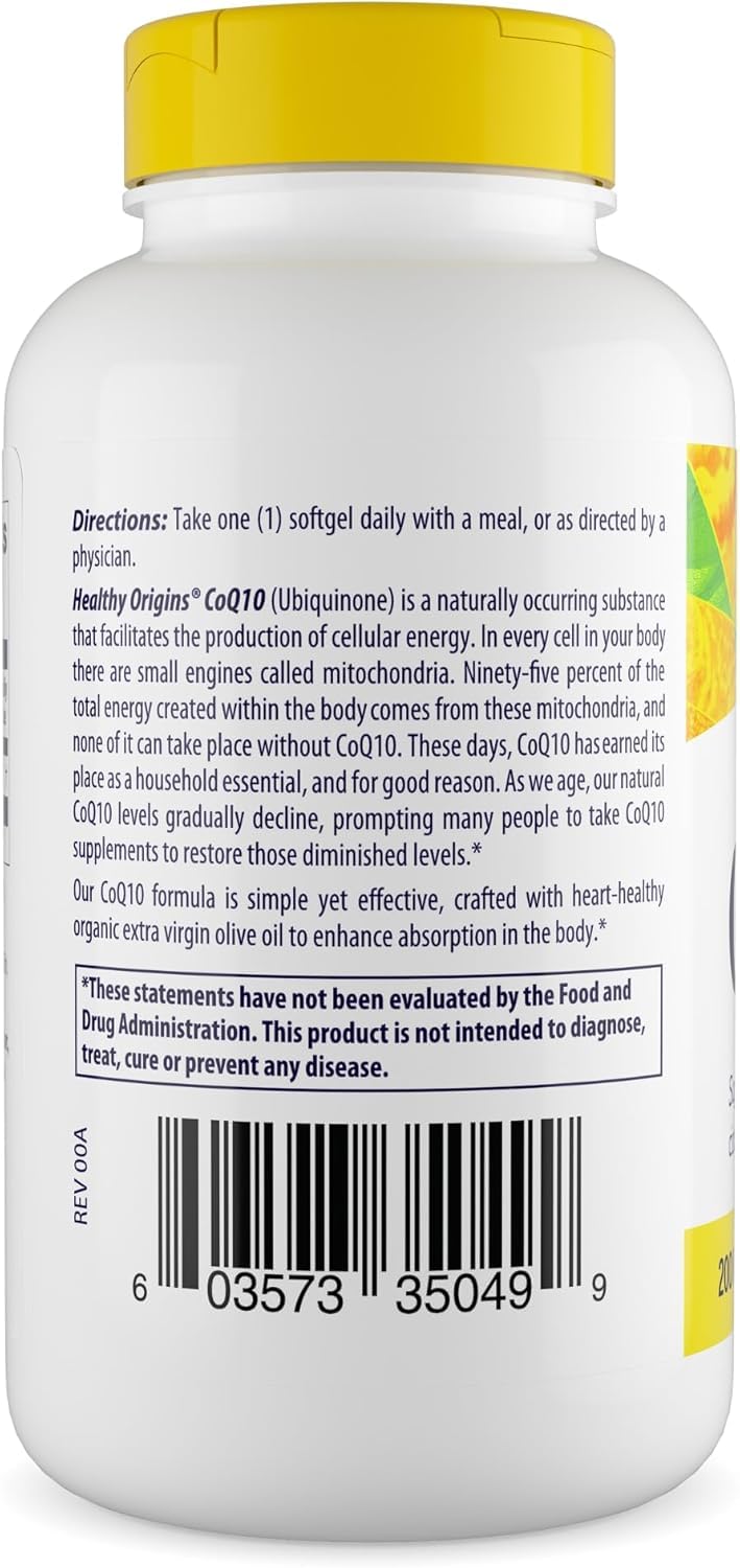 Healthy Origins CoQ10 100 mg Kaneka Q10 Softgels, 150 Count