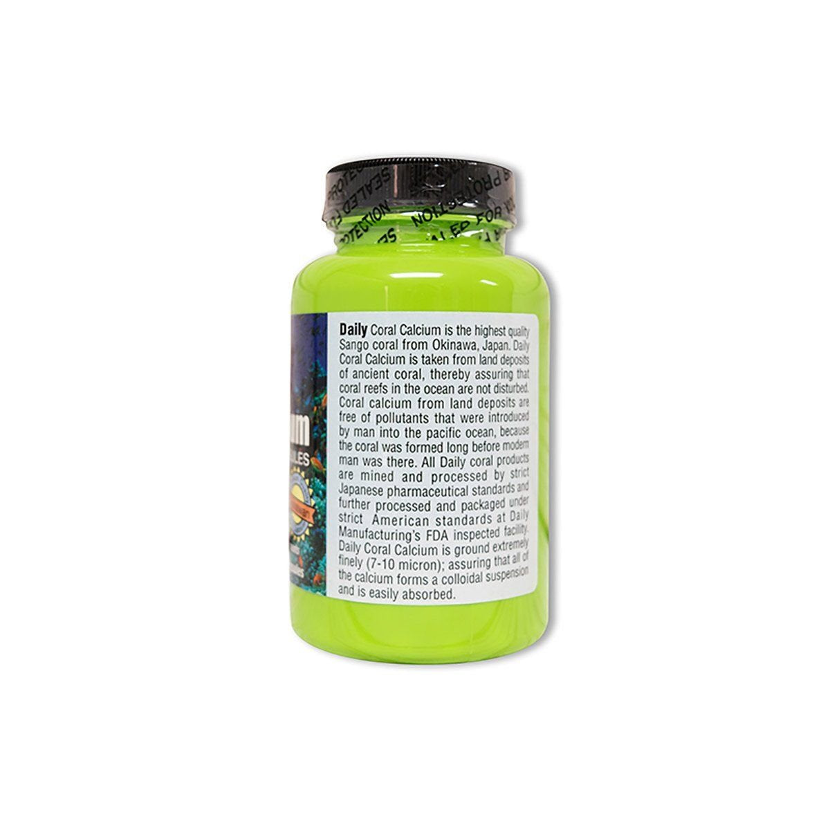 Daily Manufacturing Coral Calcium, Magnesium & Vitamin D3 Capsules, 120 Count