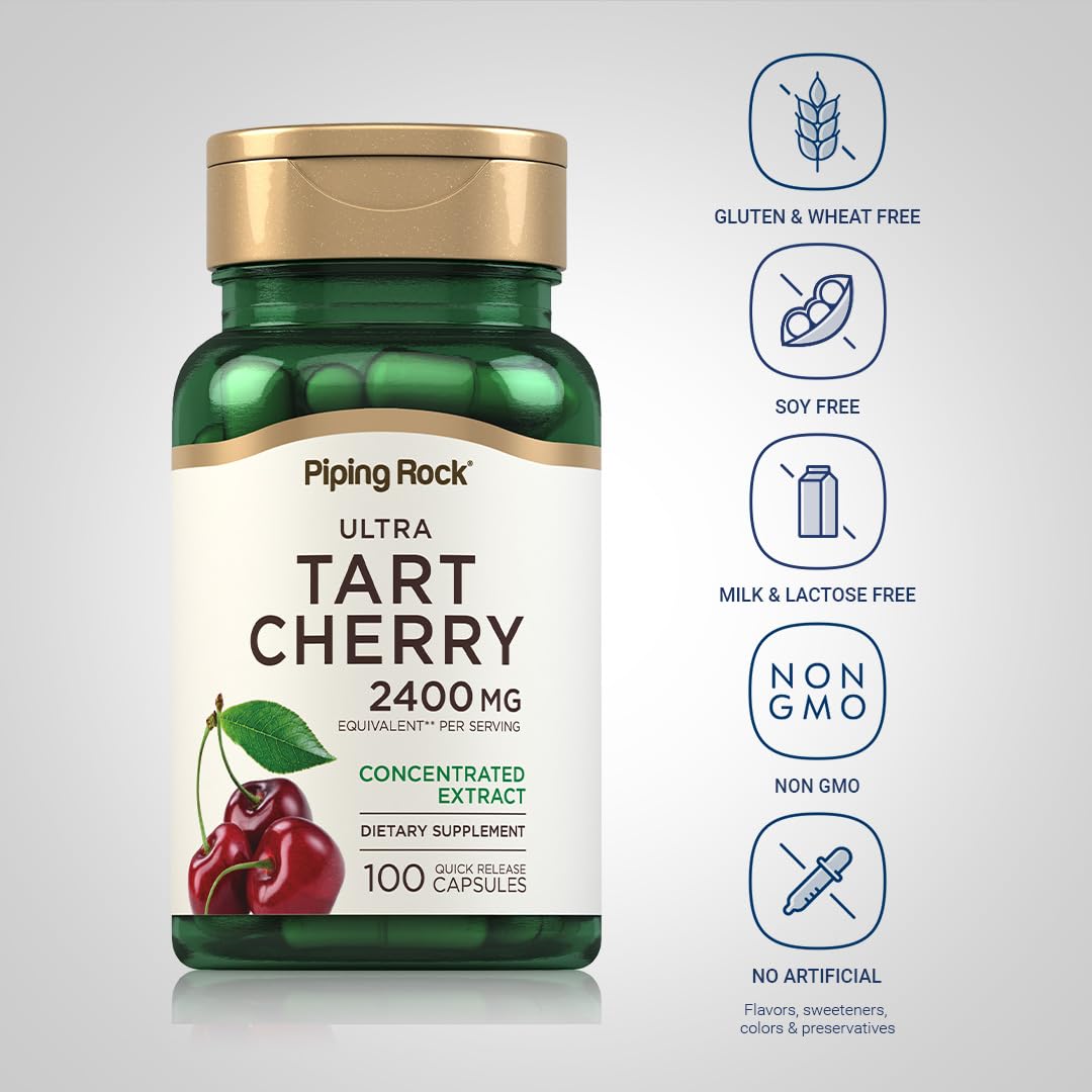 Piping Rock Tart Cherry Capsules 100 Count