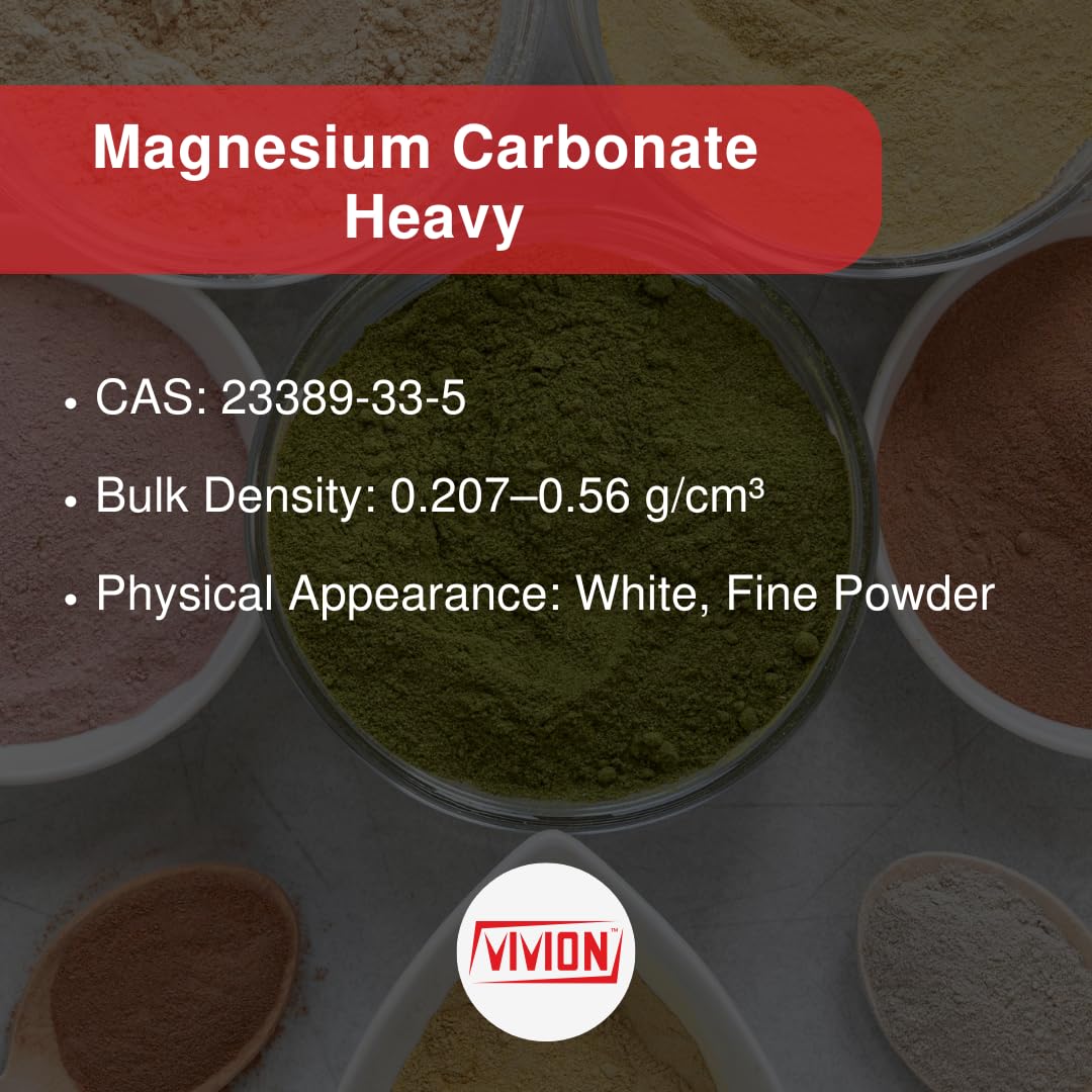Vivion Magnesium Carbonate Heavy Powder USP 880 Ounces