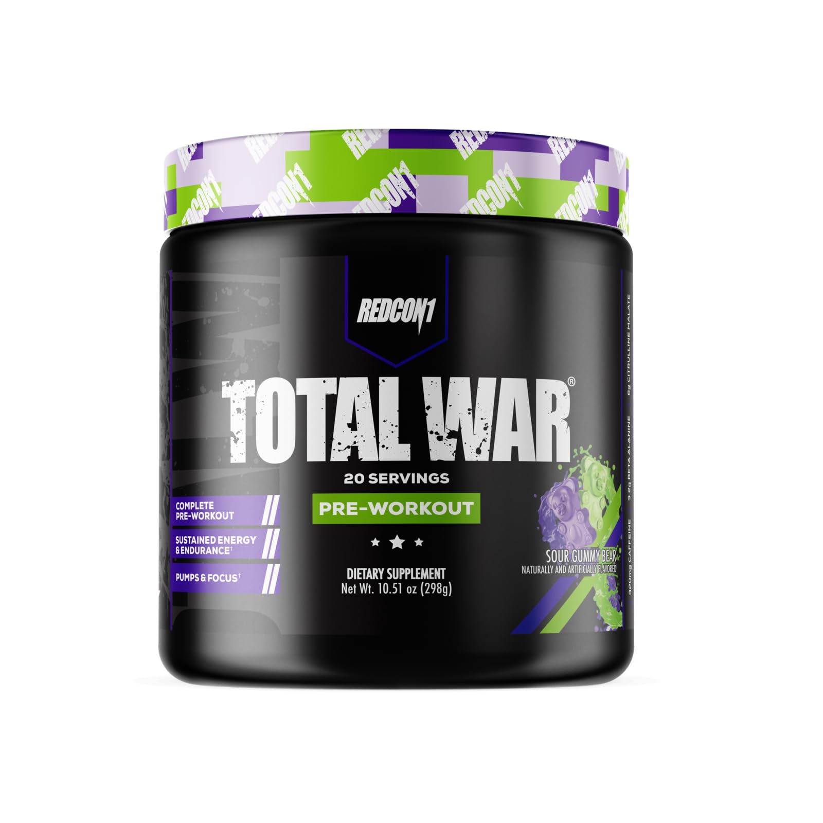REDCON1 Total War Pre Workout Powder 10.51 oz