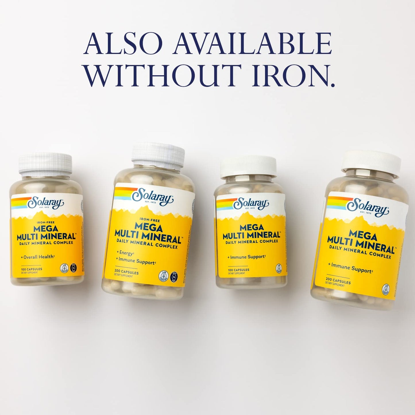 Solaray Mega Multi Mineral 100 Capsules