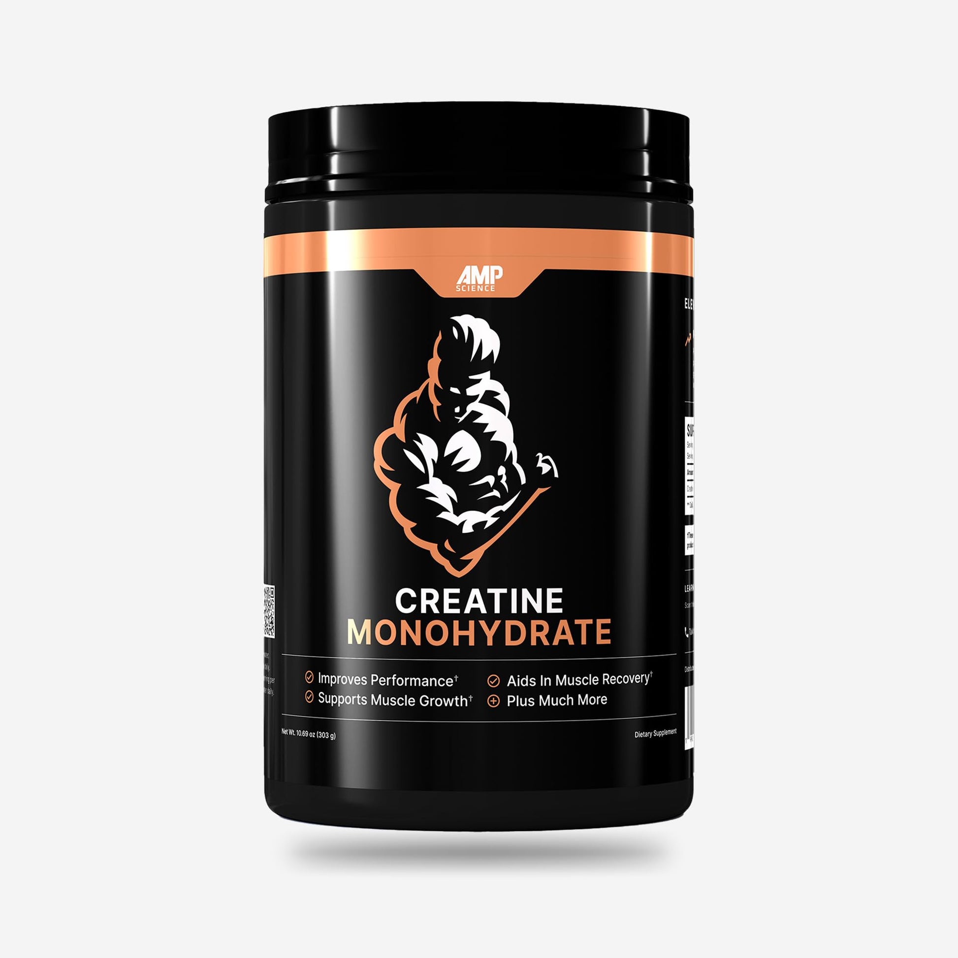 AMP Science Creatine Monohydrate Powder 10.69 Ounce