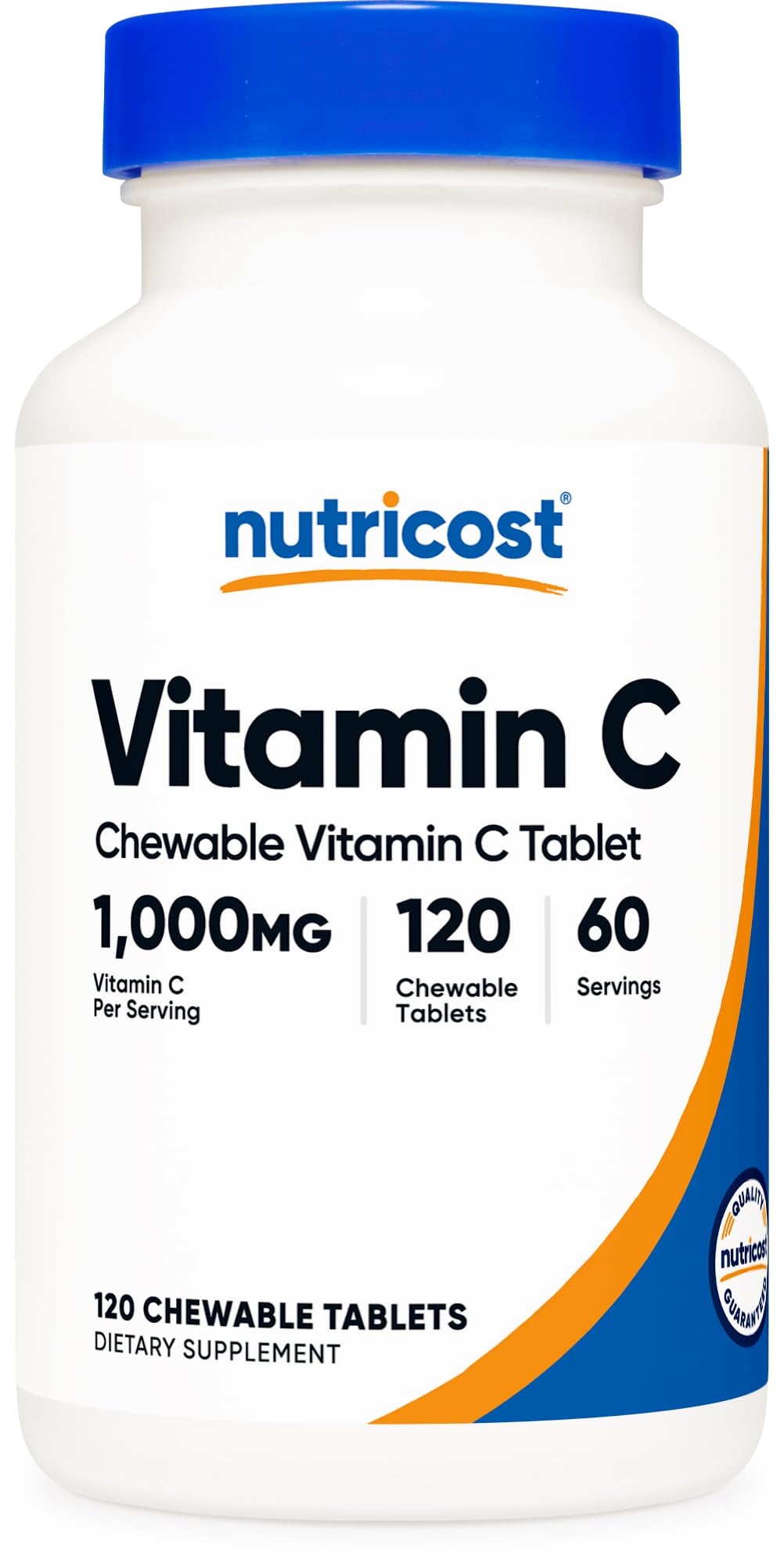 Nutricost Vitamin C Chewable (1000mg) 120 Tablets