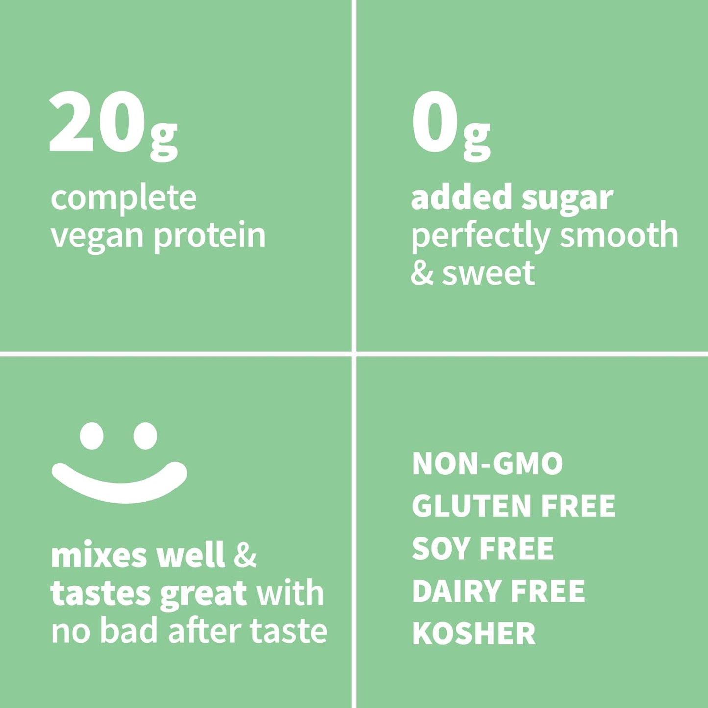 Sprout Living Organic Pea Protein Powder, Vanilla Flavor, 16