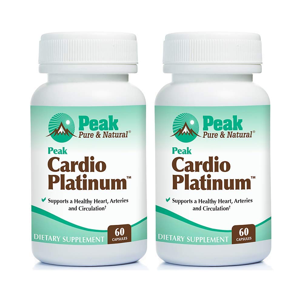 Peak Pure & Natural Peak Cardio Platinum Capsules, 2 Count