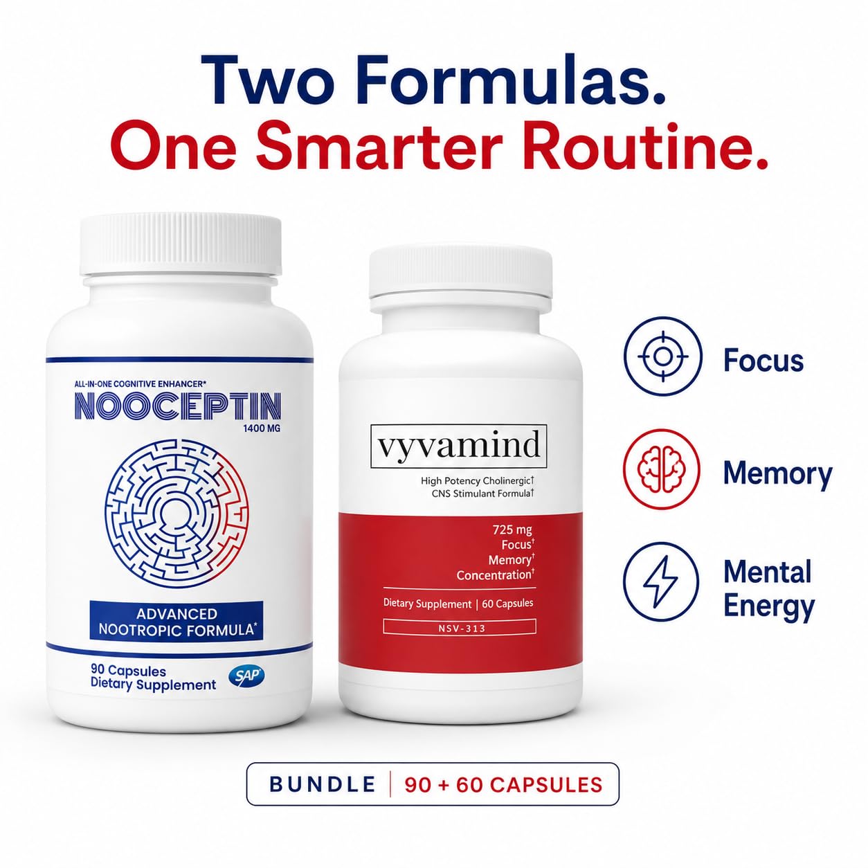 vyvamind Nooceptin Nootropic Stack 150 Capsules