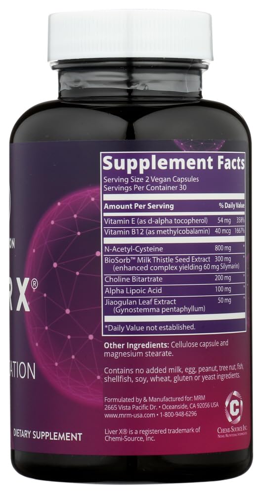 MRM Liver X 60 Capsules