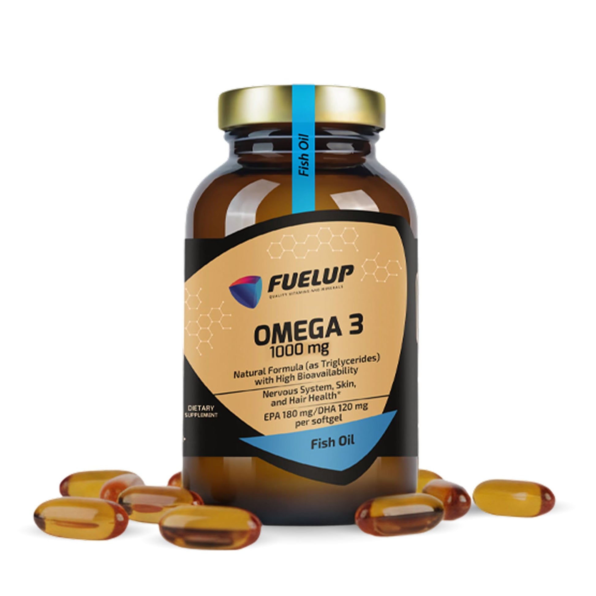 Fuelup Omega 3 (TG) 1000 mg, 90 Softgels