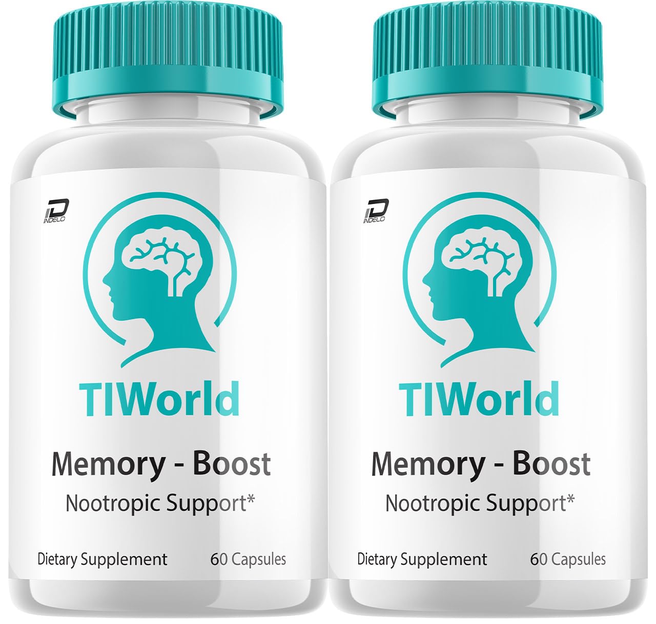 Indelo Tiworld Brain Supplement Capsules, 120 Capsules