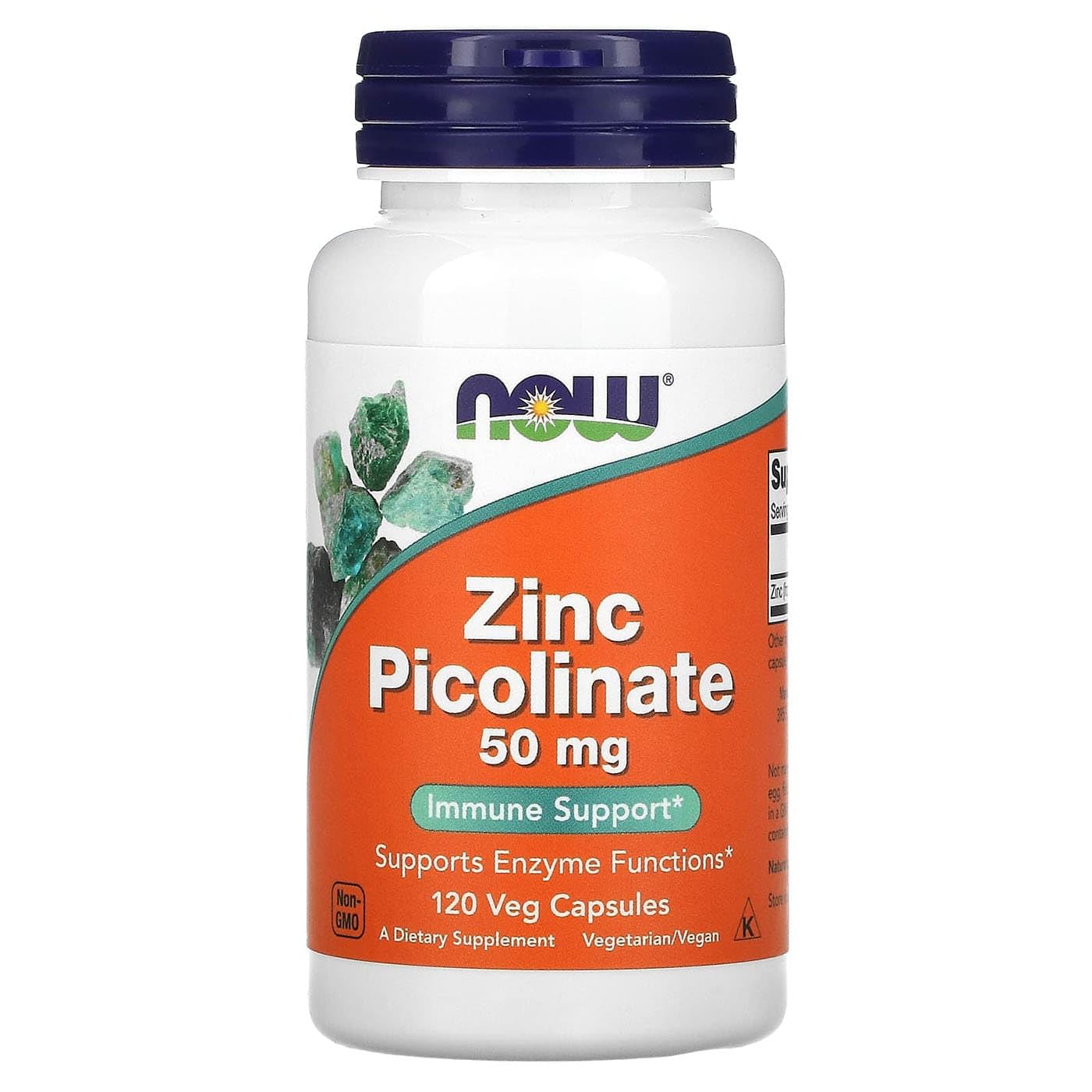 NOW Foods Zinc Picolinate 50 mg Capsules 240 Count