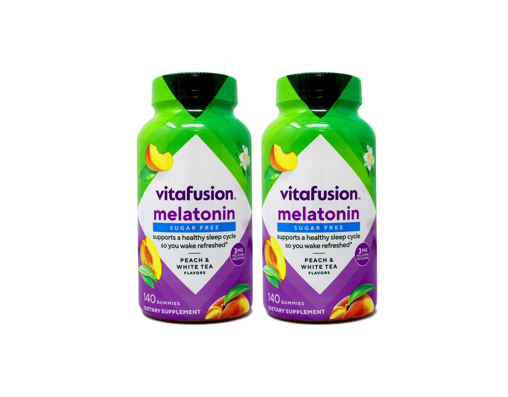 Vitafusion Melatonin Gummy Supplement, 3 mg, 280 Count