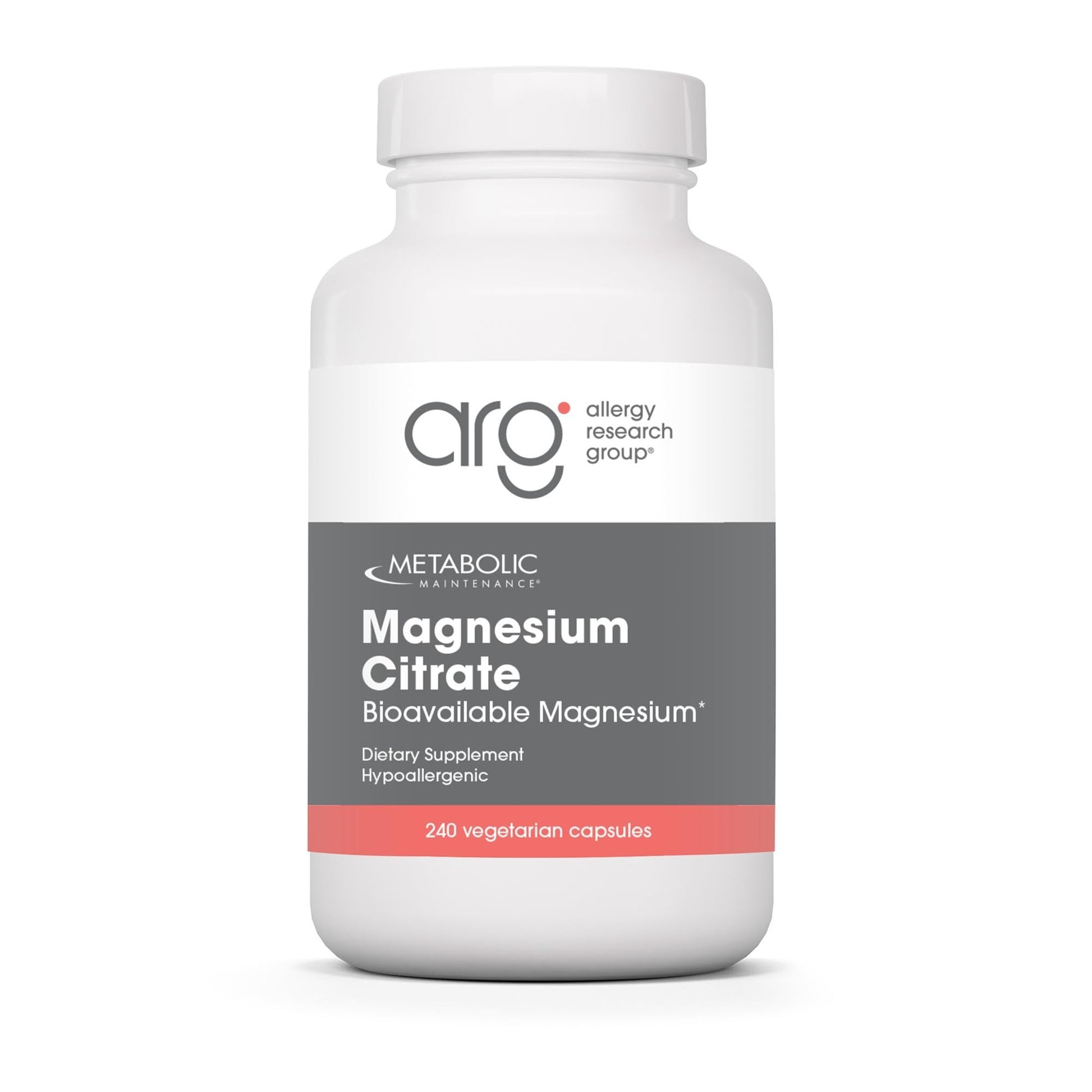Metabolic Maintenance Magnesium Citrate Capsule 240 Count