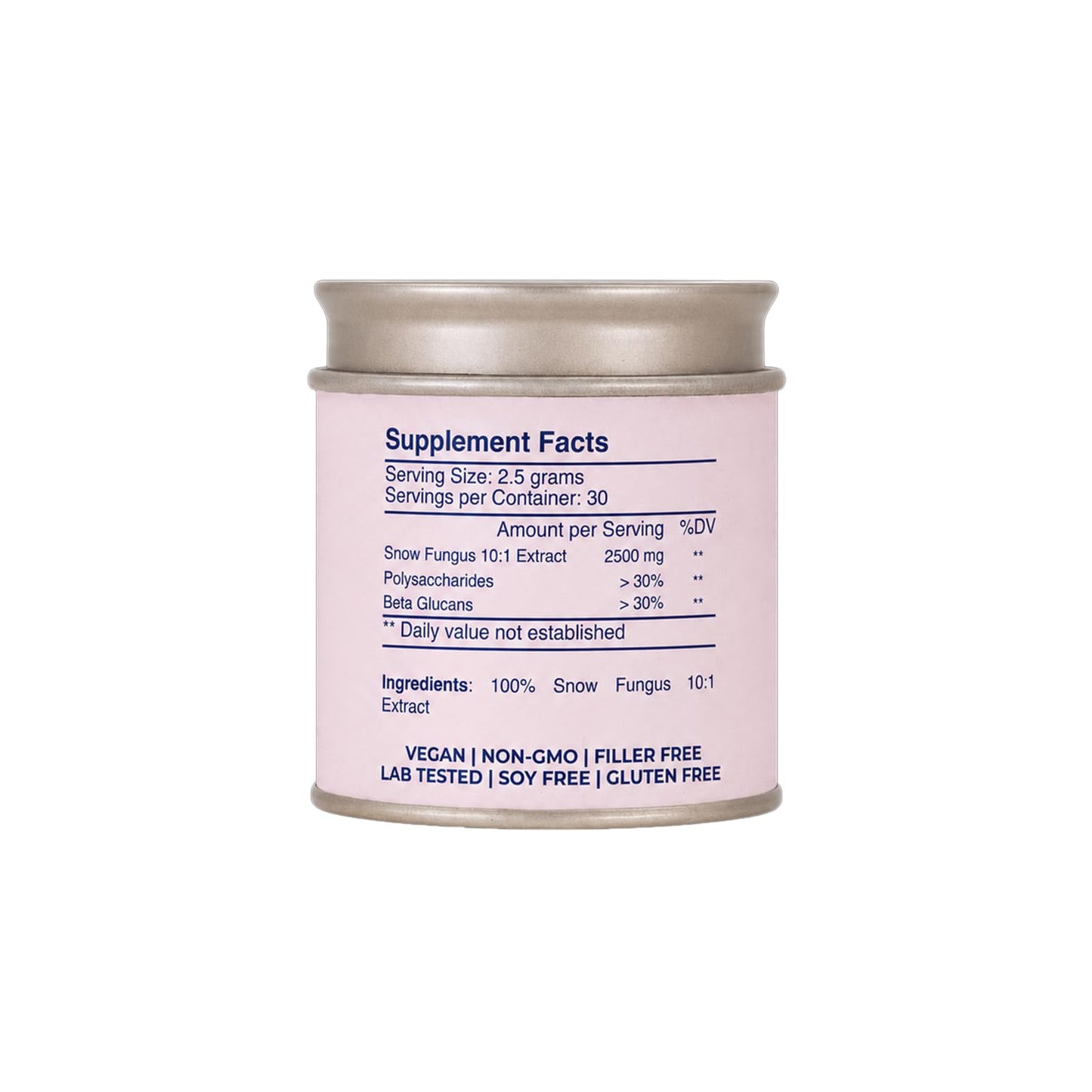 MÓGU MUSHROOMS Mógū Vitality Snow Fungus Tremella Fuciformis Organic Mushroom Powder, 2.65 oz