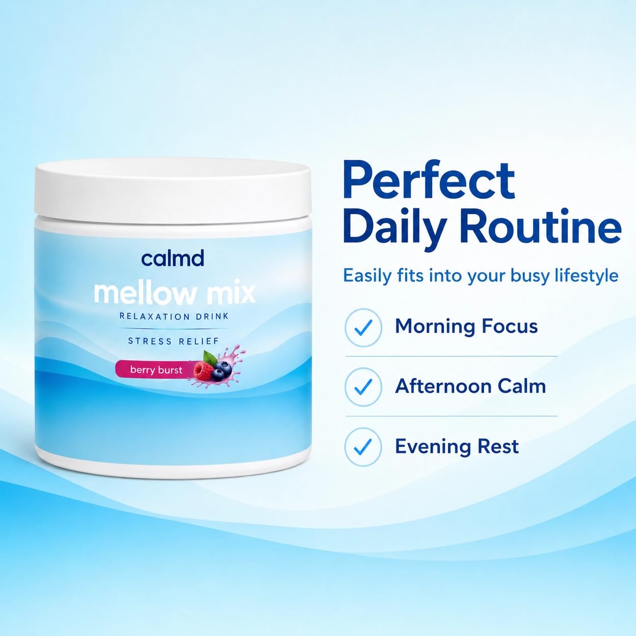 VOKIMAX Calmd Mellow Mix, Balance Cortisol Naturally for Less Stress 1 Capsule