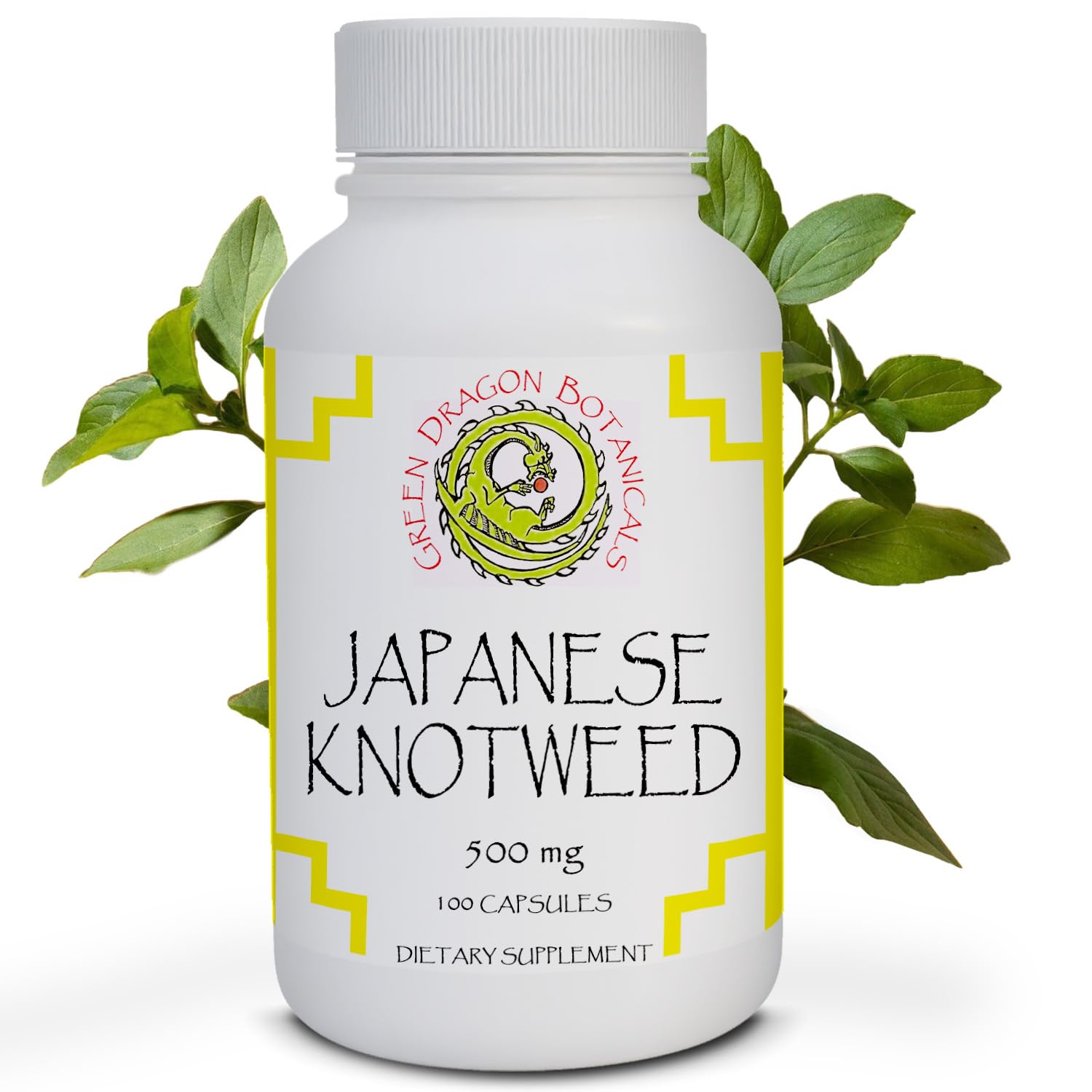 Green Dragon Botanicals Japanese Knotweed Capsules 500 mg, 100 Count