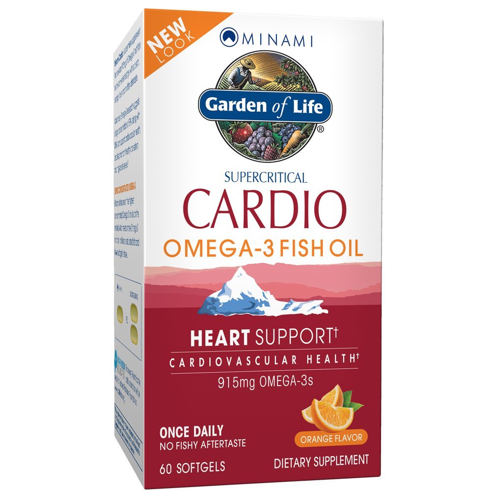 Garden of Life Omega-3 Fish Oil Softgel, 60 Count