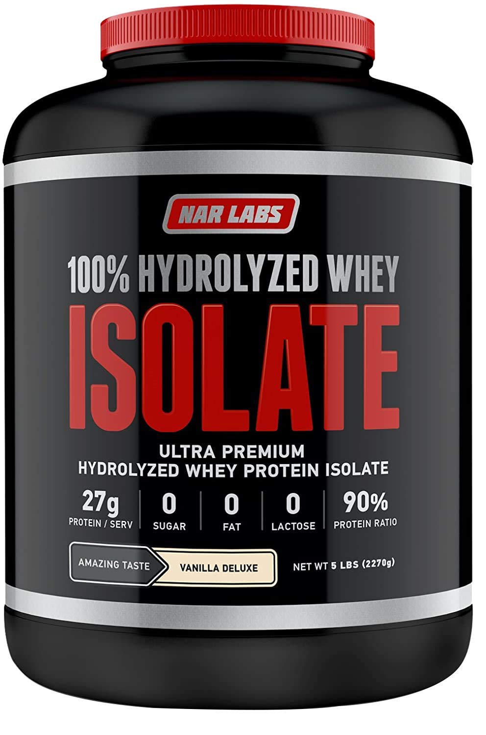 NAR LABS Hydrolyzed Whey Protein Isolate Powder 80
