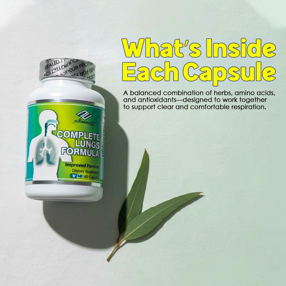 Nu-Health Complete Lungs Formula Capsule 60 Count