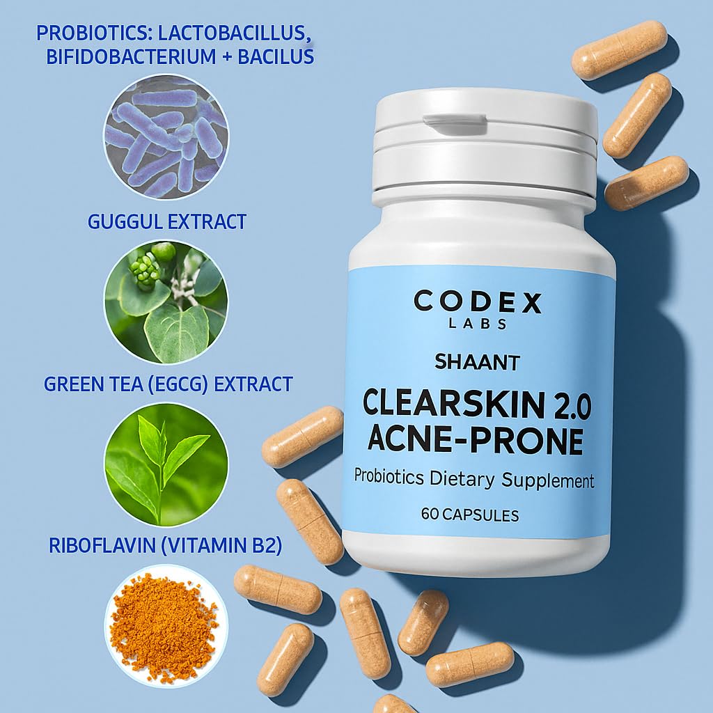 Codex Labs Shaant Clear Skin Supplement Capsule 30 Count