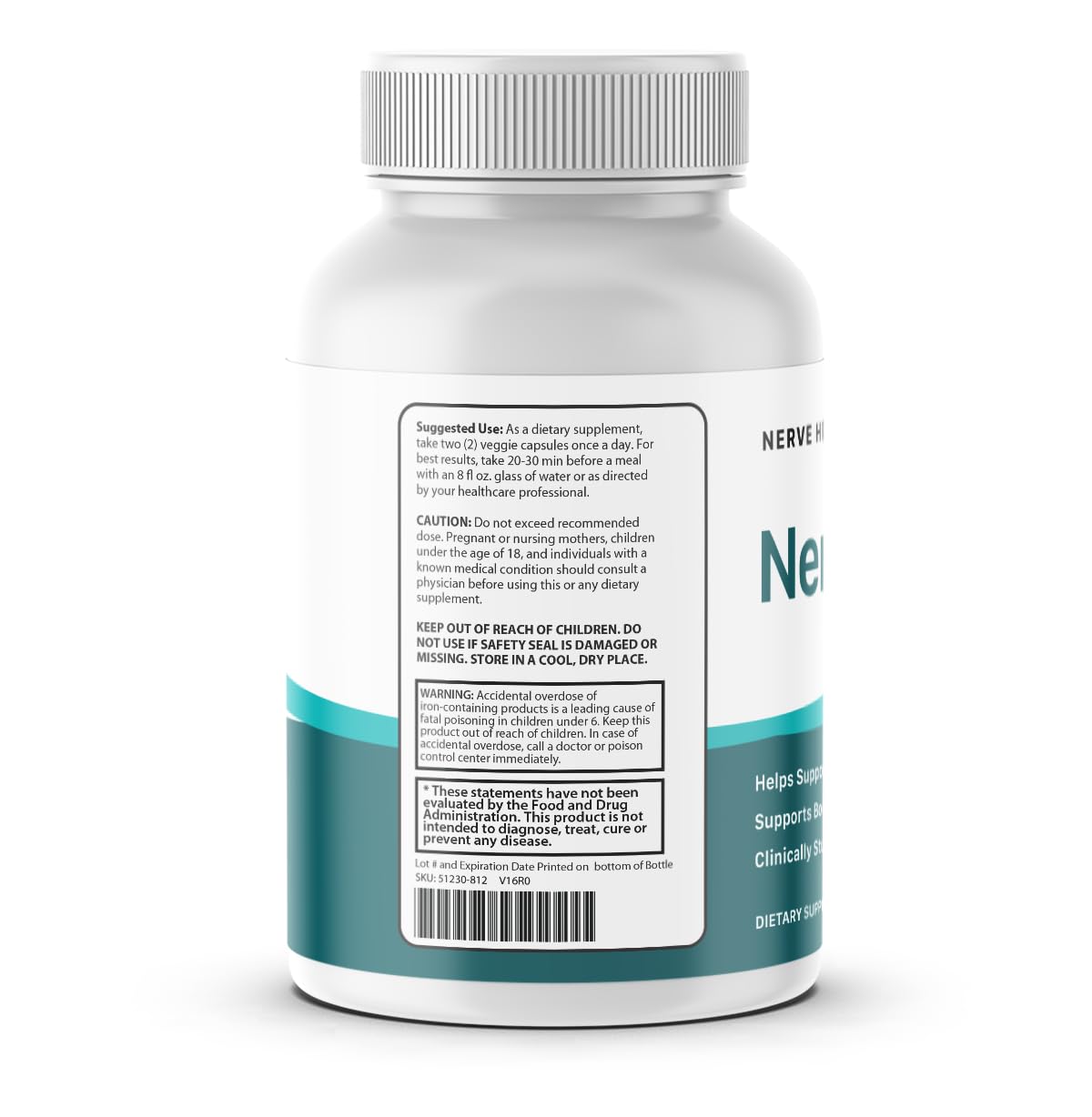 Fitness InspireWays Nervital Capsules, 60 Capsules