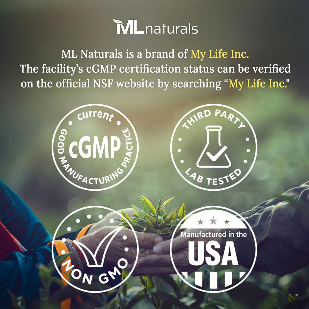 ML Naturals Turmeric Curcumin Capsules, 90 Count