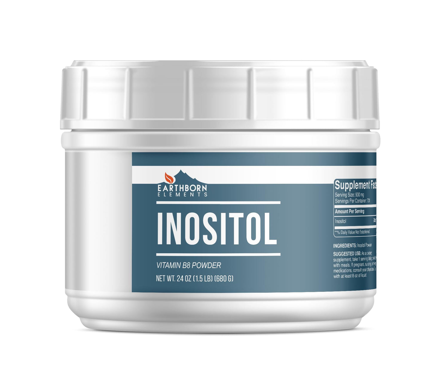 Earthborn Elements Inositol Powder 24