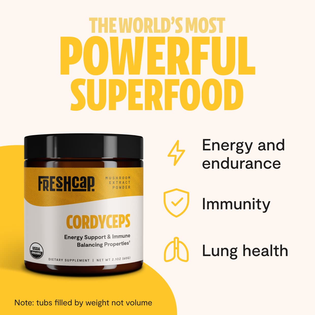 FreshCap Mushrooms Try Mushrooms Starter Kit Powder, 3