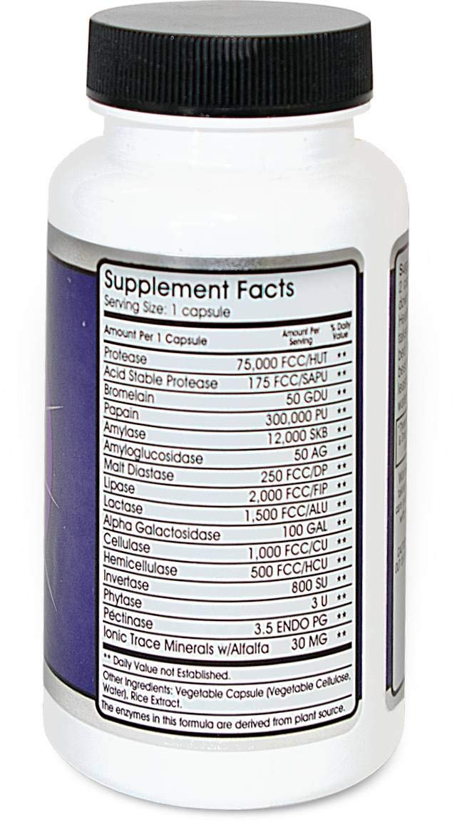 Allegany Nutrition MF90 Digestive Enzymes Capsule, 90 Count
